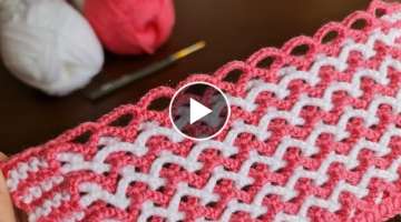 Super Easy Crochet Knitting Baby Blanket